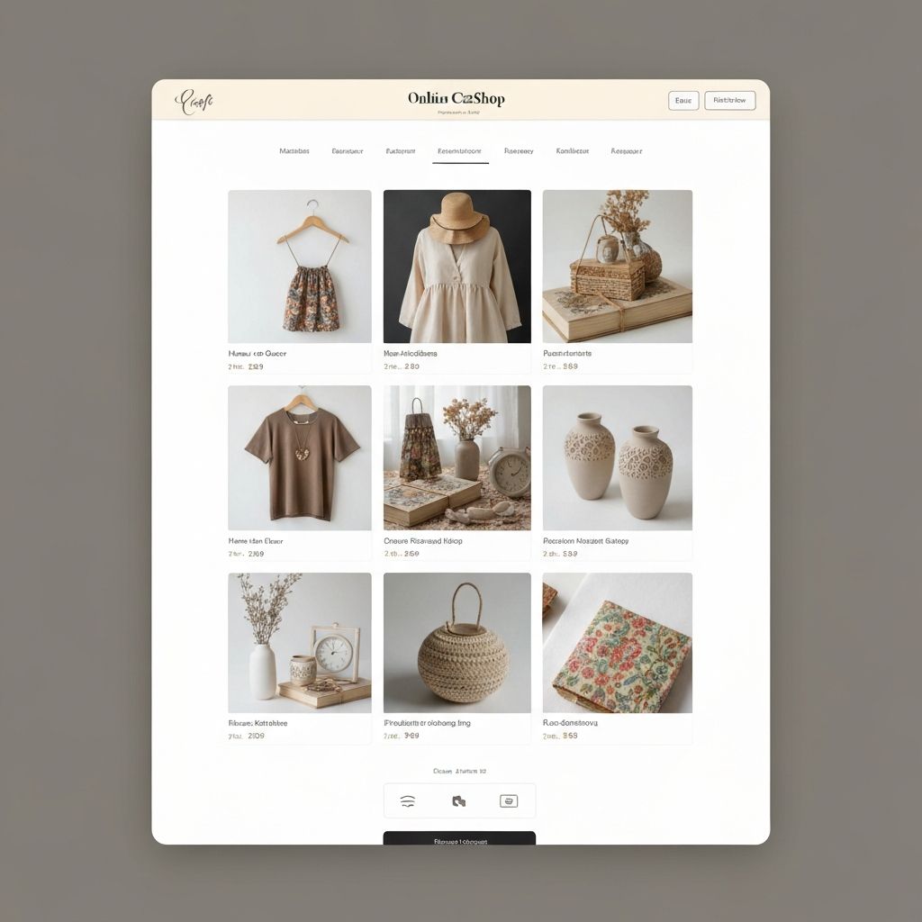 Loja de Artesanato Online